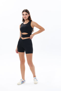 Image of The Cutting Edge Top in Black