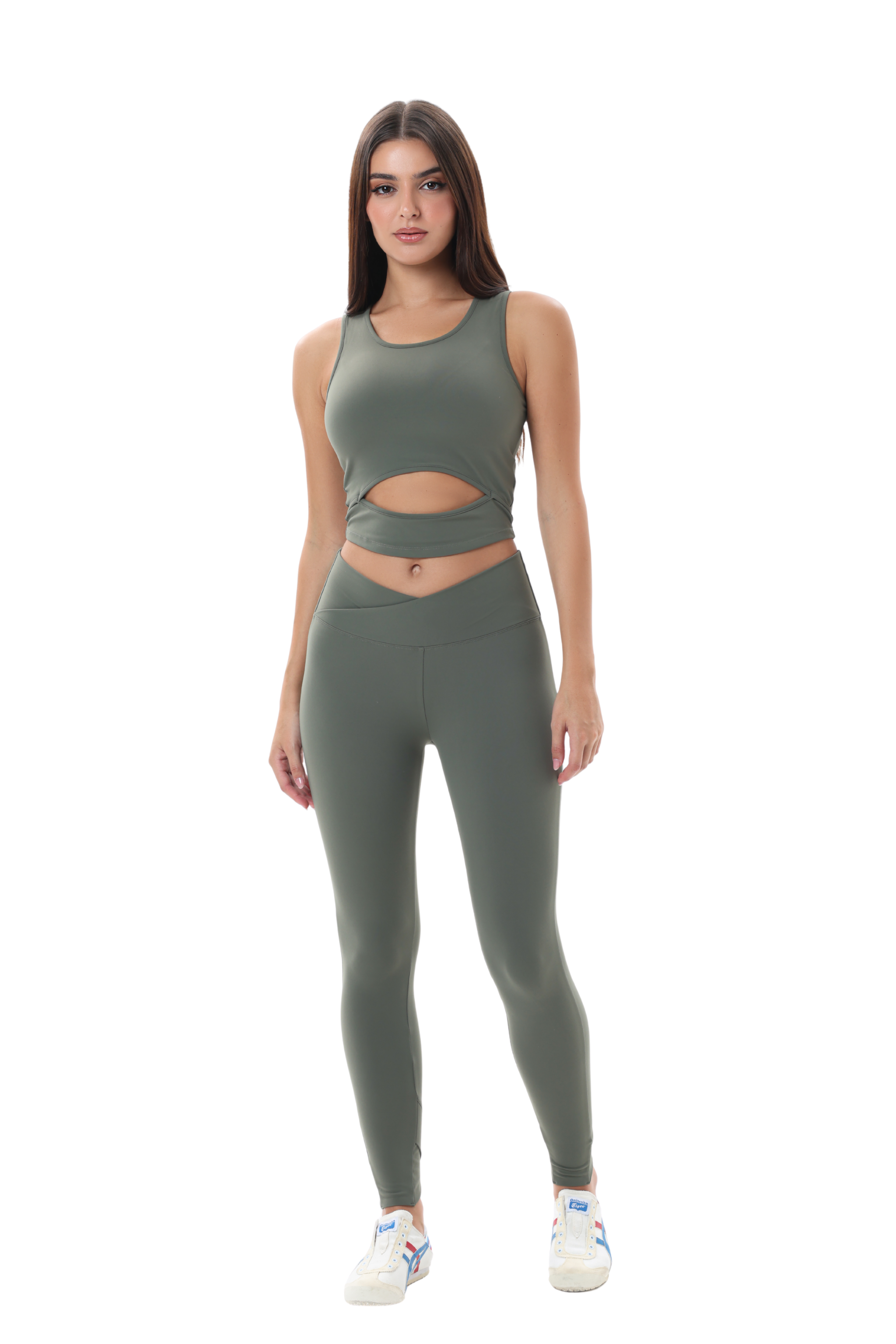 The Cutting Edge Top in Olive